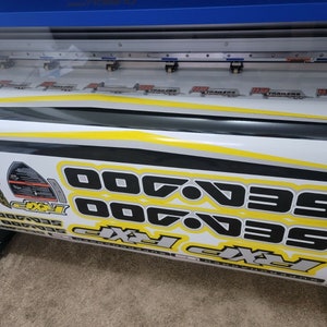 SEADOO RXP 155 2007 Graphics / Decal / Sticker Kit YELLOW image 3