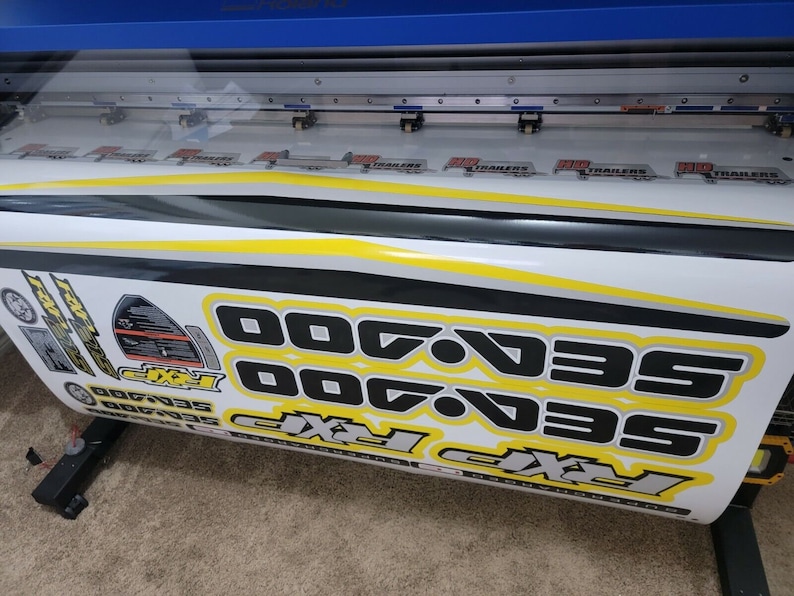 SEADOO RXP 155 2007 Graphics / Decal / Sticker Kit YELLOW image 3