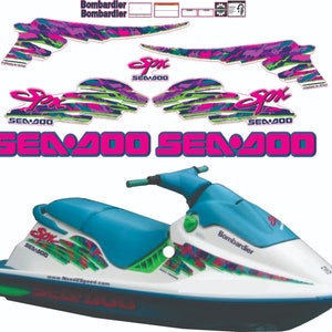 SEADOO SPX 1995 Graphics / Decal / Sticker Kit Custom