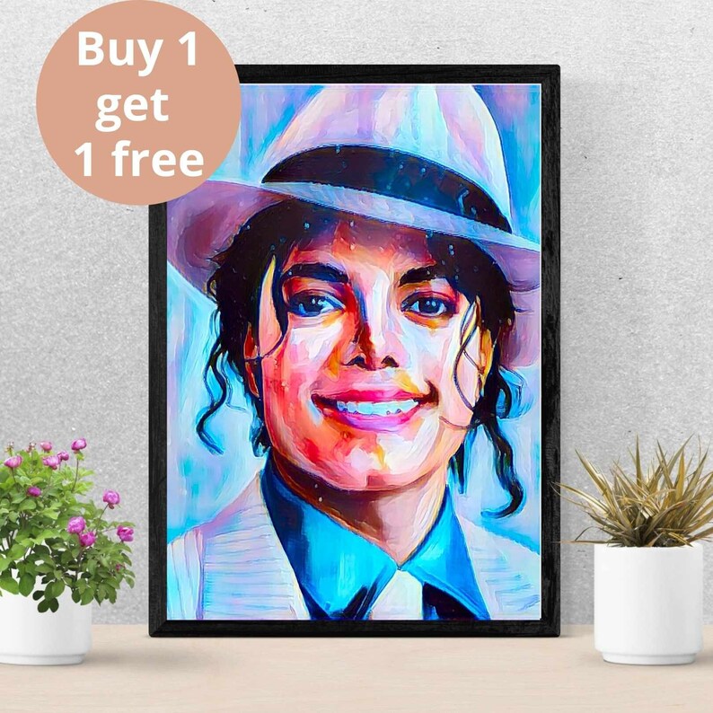 Michael Jackson Poster, Poster, Pop Art Print, Pop Art, Gift for Him, Gift for Her, Art Print