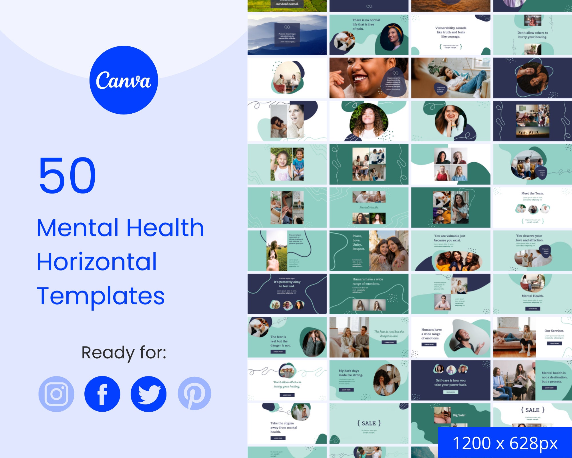200 Mental Health and Wellness Instagram, Pinterest, Facebook and ...
