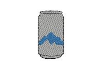 Colorado Beer Can Embroidery File