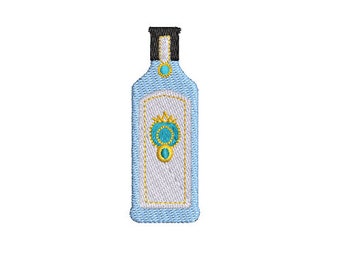 Ginflaska Broderi Fil Bartema Present Cocktail Servett Set