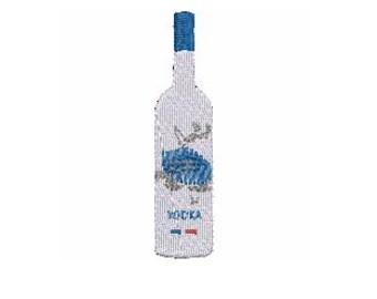 Vodka Embroidery File Bar theme gift cocktail napkin set