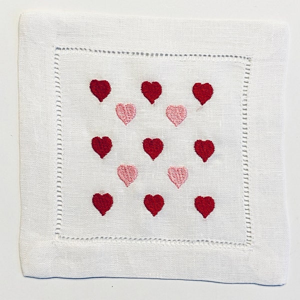 13 Heart Grid Embroidery File