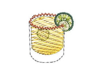 Kryddig Margarita 5 cm Margarita presentidé sprit broderifil fiesta drink design cinco de mayo tequiladryck