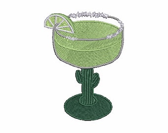 Margarita maskinbroderi broderat förkläde bartema fiesta dekor chinco de mayo värdinna present tequila kaktus broderimönster
