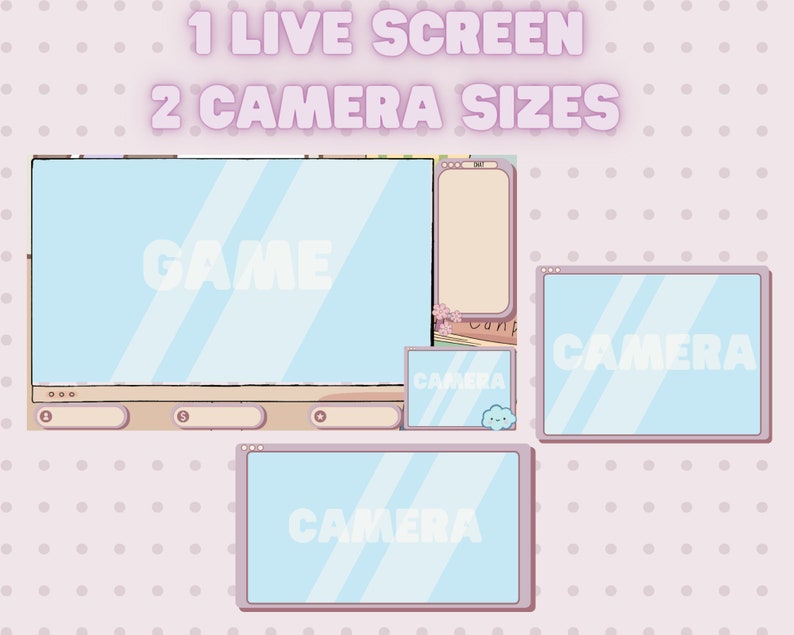 Cute Setup Animated Stream Overlay - Etsy