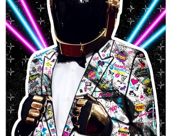 Daft Punk B (Impresión)