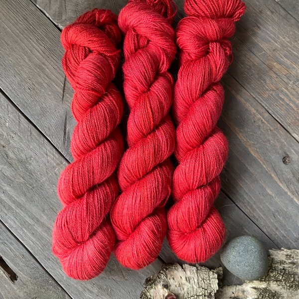 EVANGÉLINE "Cherry", alpaca-silk-cashmere