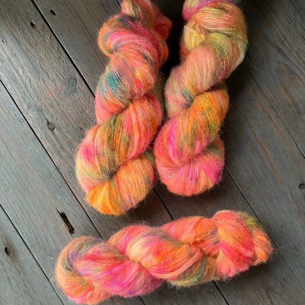 Natural FLUFF "Neonbunt", Merino-Baby Alpaka-Baumwolle