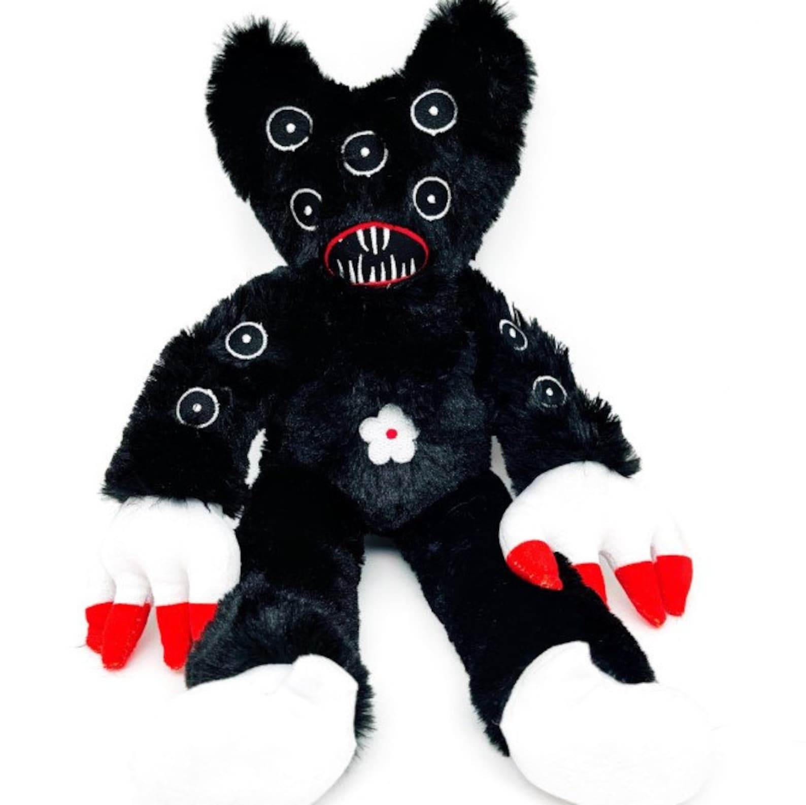 Plush Toy Poppy Playtime Huggy Wuggy Black 40 Cm Etsy UK