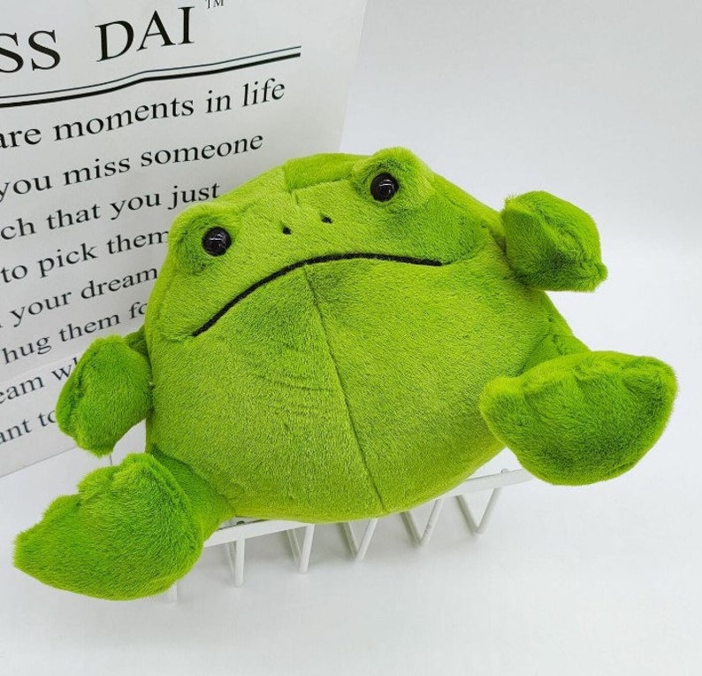 Ricky Rain Frog Big Green Frog Plush Toys Dolls Children's Etsy
