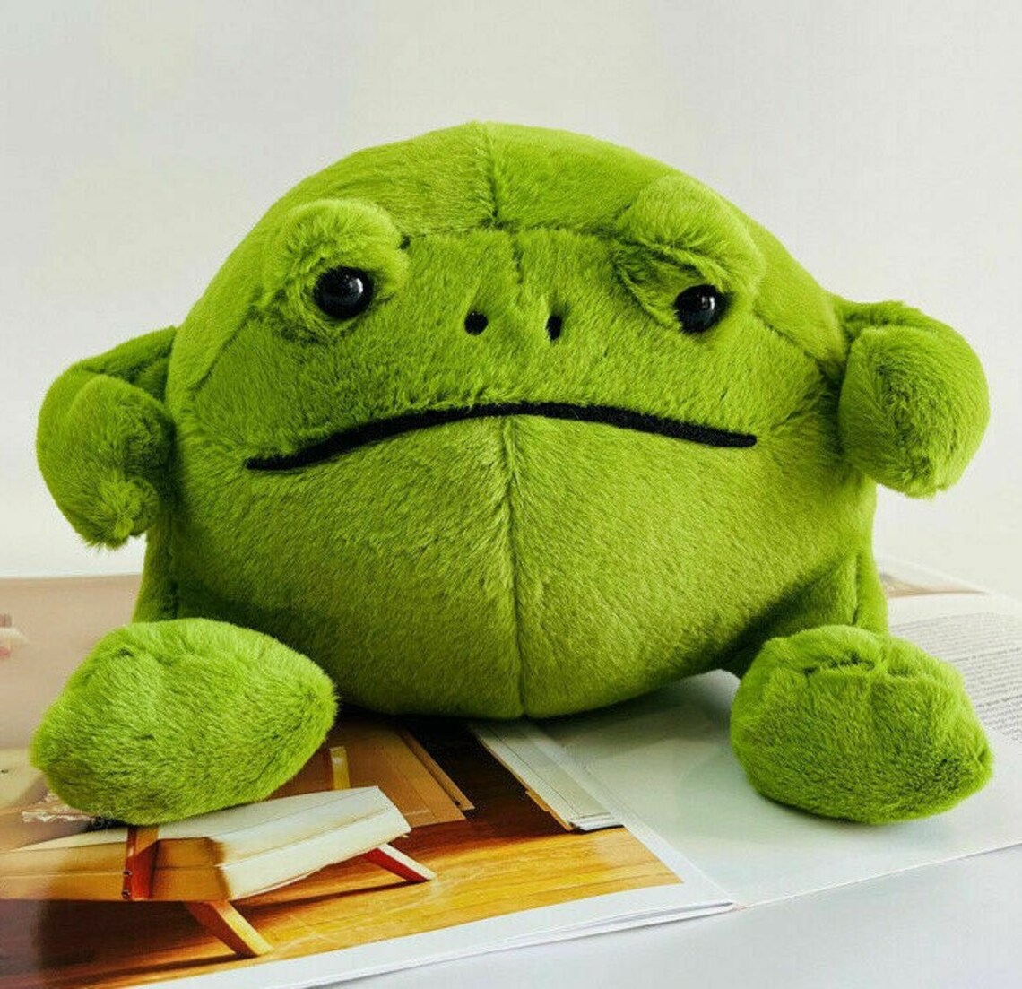 Ricky Rain Frog Big Green Frog Plush Toys Dolls Children's Etsy