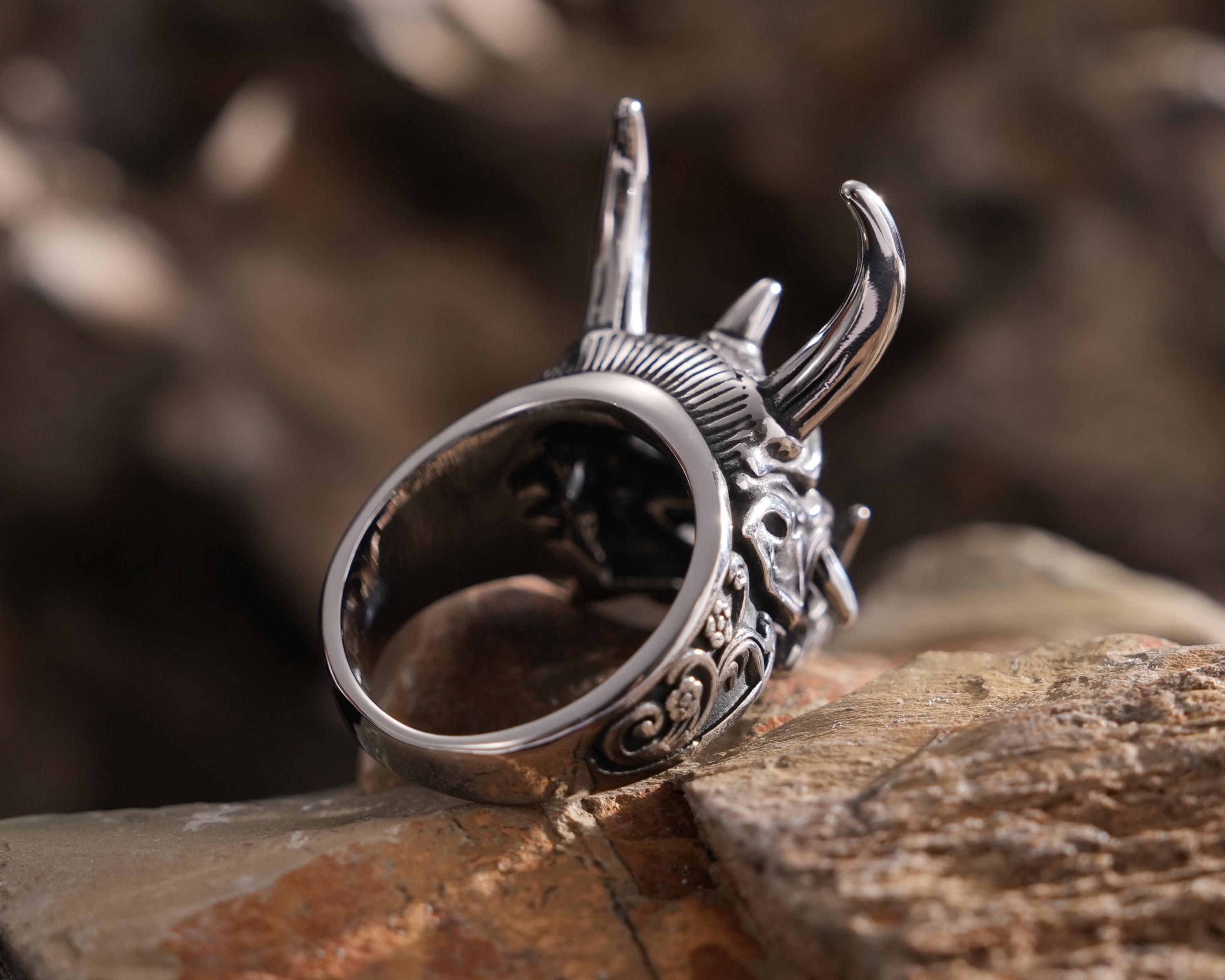 Hanya Devil Skull Demon Gothic Punk Fashion Jewelry Gifts Motorhead ...