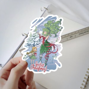 Weihnachtsfee-Aufkleber