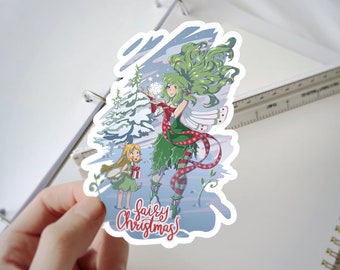 hada de navidad Pegatina