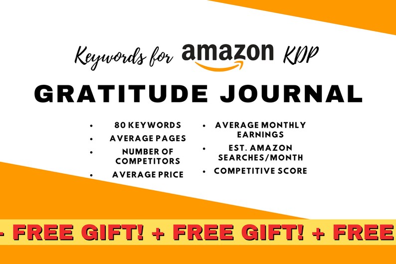 80 Keywords for Gratitude Journal Amazon KDP Keywords for Publisher