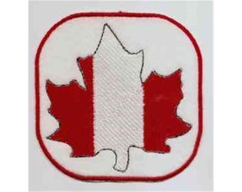 Canadian Maple Leaf Machine Embroidery Design Digital Download