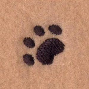 Pet Paw Print Machine Embroidery Design - Dog Pawprint Embroidery Pattern, Animal Footprint Embroidery Design, Digital Download