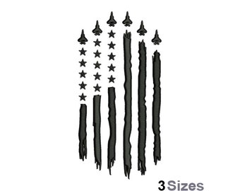 Aviones con la bandera estadounidense - Diseño para bordado a máquina - 3 tamaños, patrón de bordado de aviones patrióticos, bordado de aviones con la bandera de EE. UU., avión a reacción