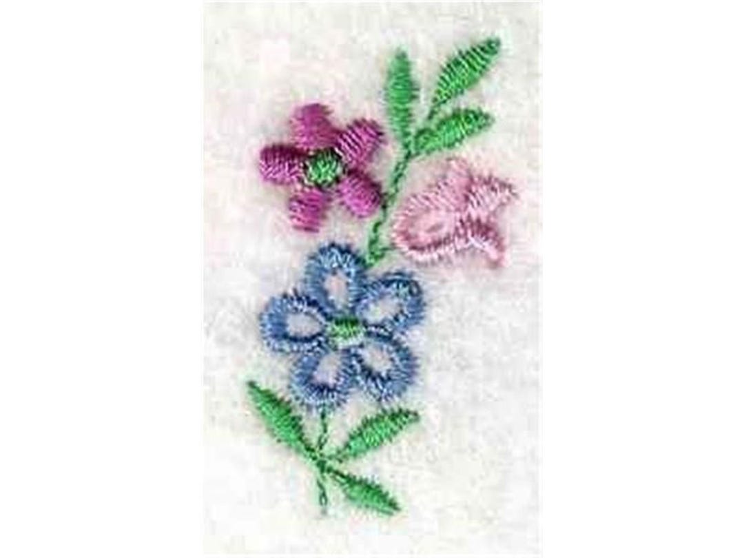 Floral Machine Embroidery Design, Digital Download, Spring Flower ...