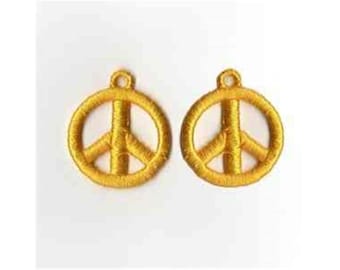 Peace Symbol Machine Embroidery Design - Digital Download,