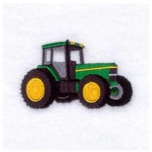Farm Tractor Machine Embroidery Design - Agricultural Embroidery Pattern, Farming Tractor Theme Digital Download