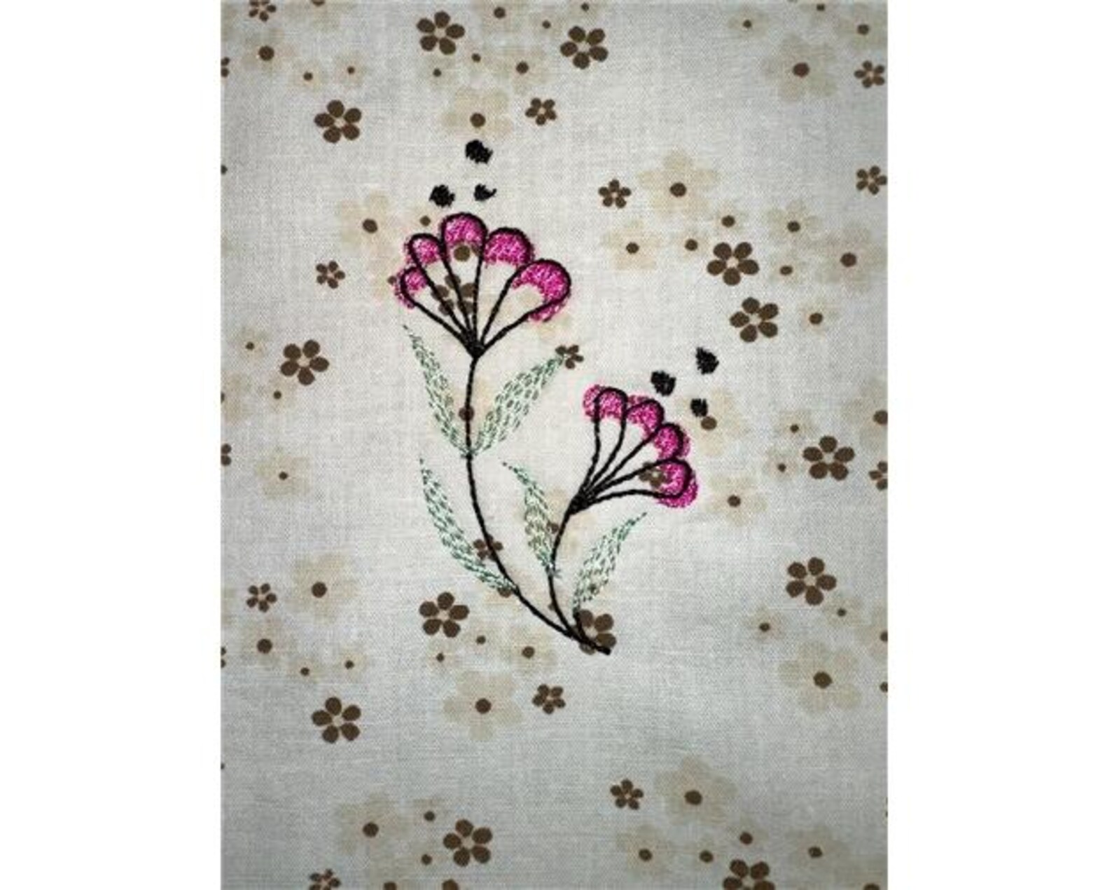 Spring Flowers - Machine Embroidery Design - 3 Sizes, Floral Embroidery ...