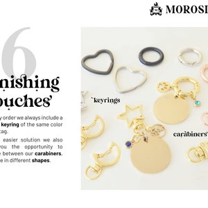 Add a finishing touch to your dog tag choosing a carabiner in a fancy shape.