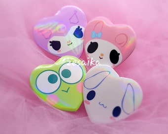 Heart Pin Buttons vol. 1