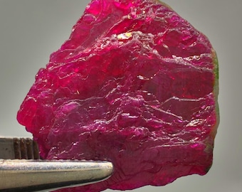 46 Carat Natural Burmese Ruby Pigeon Blood Raw