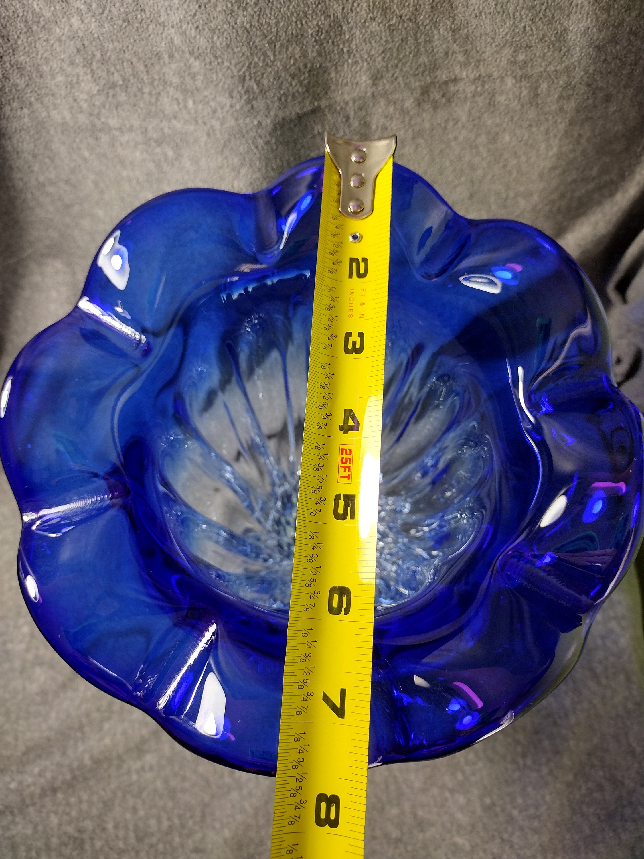 Small Sand Vase in Blue by Christian Ghion main image 0