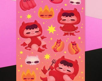 Sticker Sheet ~Spicy Devil~