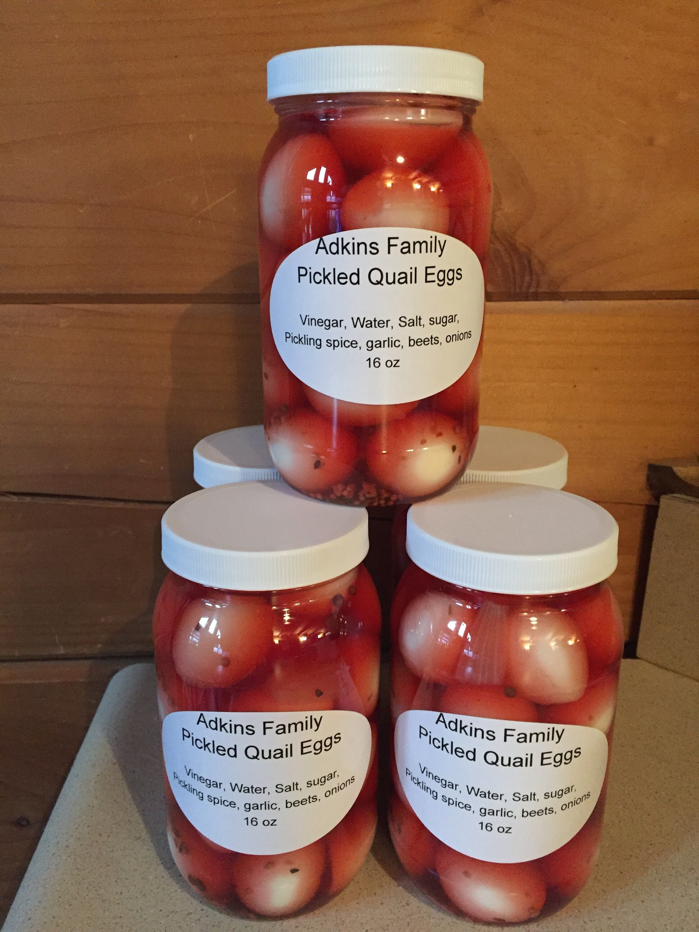 Pickled Quail Eggs With Beets 16 Oz Etsy