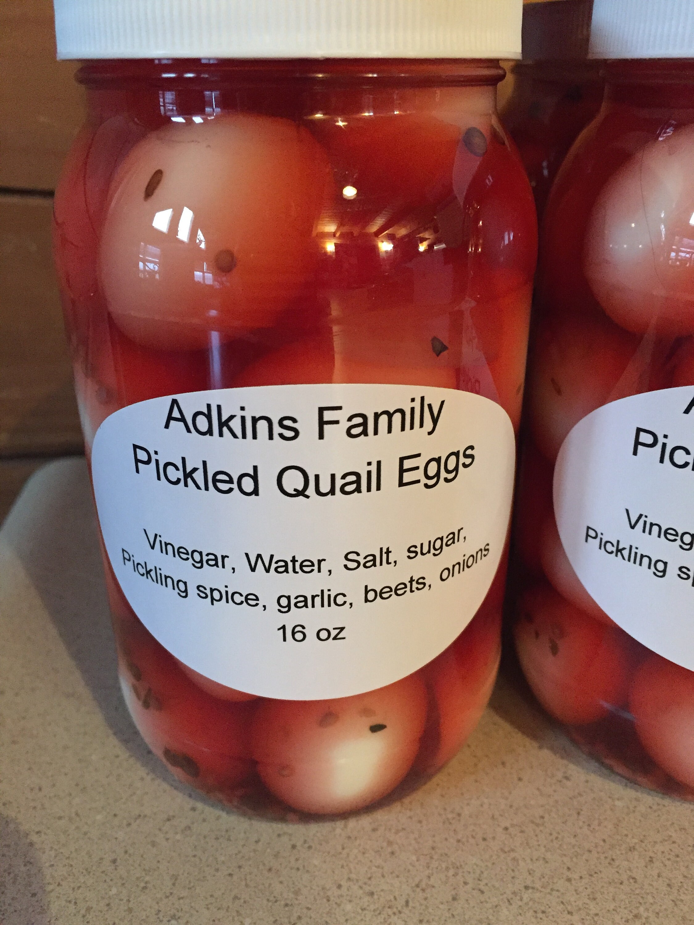 Pickled Quail Eggs With Beets 16 Oz Etsy