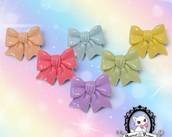 Pastel Bow Charm Ring