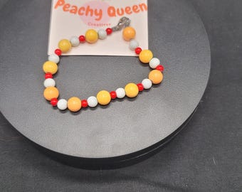 Upcycled Retro Perlenarmband