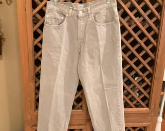 Levi’s 550 Relaxed Fit Jeans Gray W32 L30 Made in USA