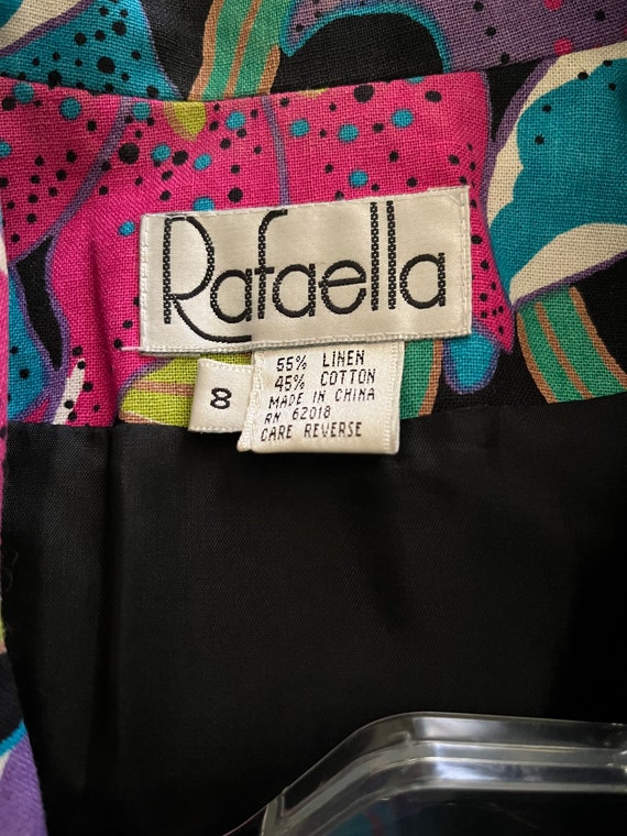 Vintage Oversized Rafaella Linen Blend Jacket - image 4