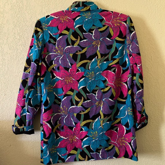 Vintage Oversized Rafaella Linen Blend Jacket - image 2