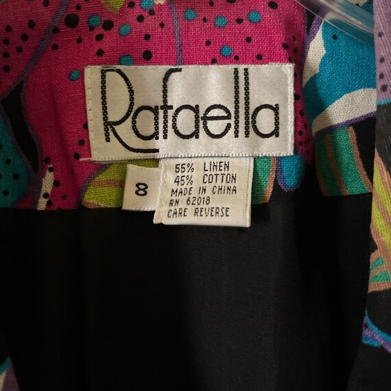 Vintage Oversized Rafaella Linen Blend Jacket - image 9