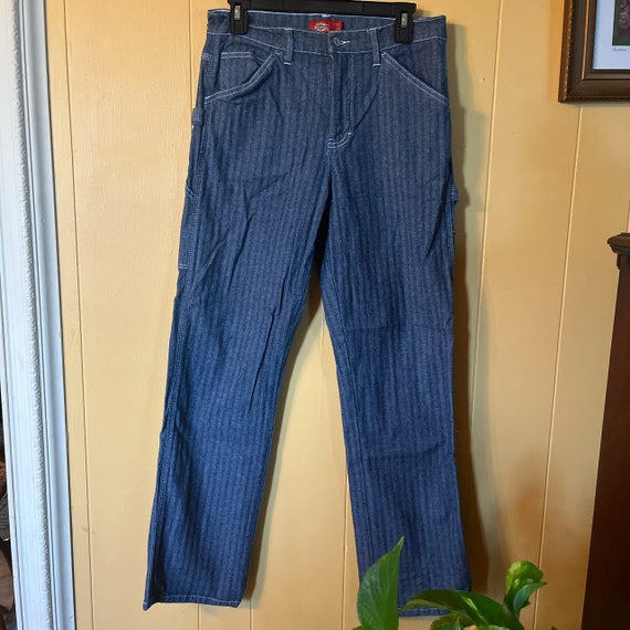 DICKIES Railroad Stripe Carpenter Pants! Gem