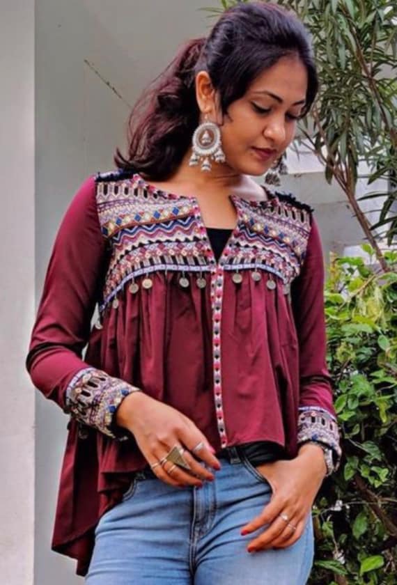 Boho Embroidered Top!!