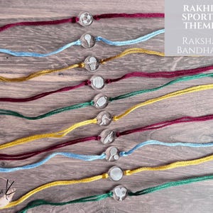 Rakhi deportivo, Rakhri Rakhdi acrílico, Raksha Bandhan, colgante temático deportivo, Rakhi deportivo para niños, Rakhi para niños, tenis de fútbol de baloncesto