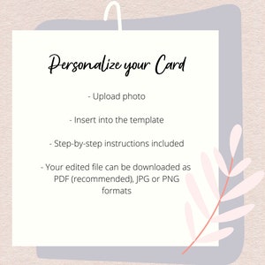 Custom Photo Raksha Bandhan Card, Personalized Rakhi Picture Card, Modern Rakhi Printable, Instant Digital Download image 6