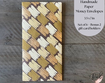 Money Envelopes, Brown Gold, Cash Envelopes, Gift Shagun Envelopes, Indian Wedding Envelopes, Decorative Envelopes, Elegant, Handmade Paper