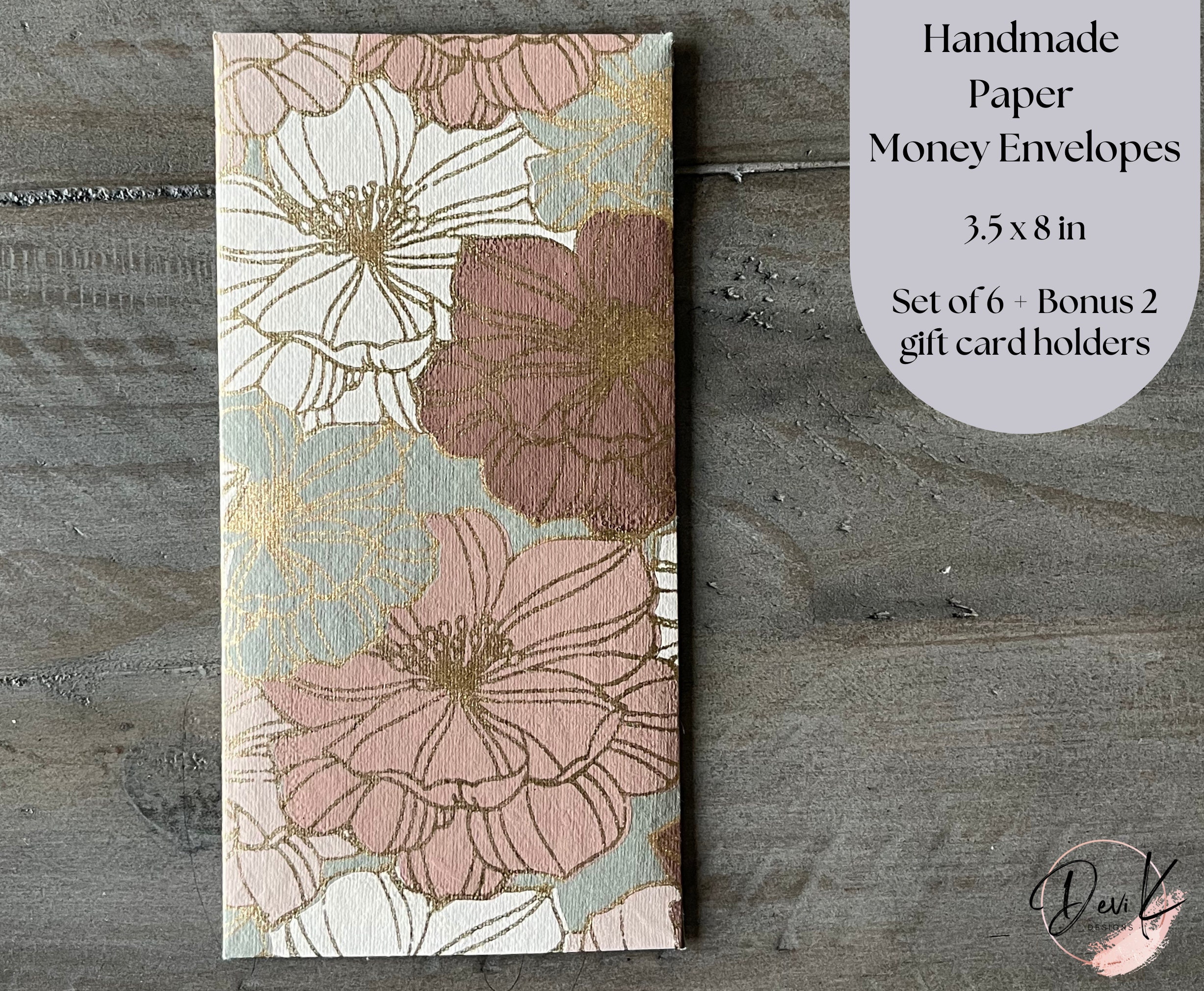 Money Envelopes Floral Cash Envelopes Gift Shagun Etsy