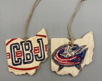 Columbus Blue Jackets Ohio-prydnad