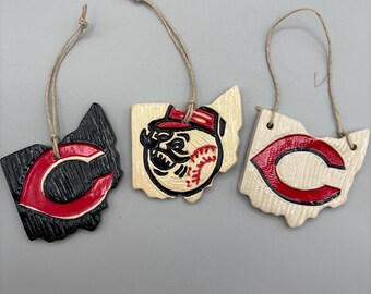 Cincinnati Reds Ohio Ornament